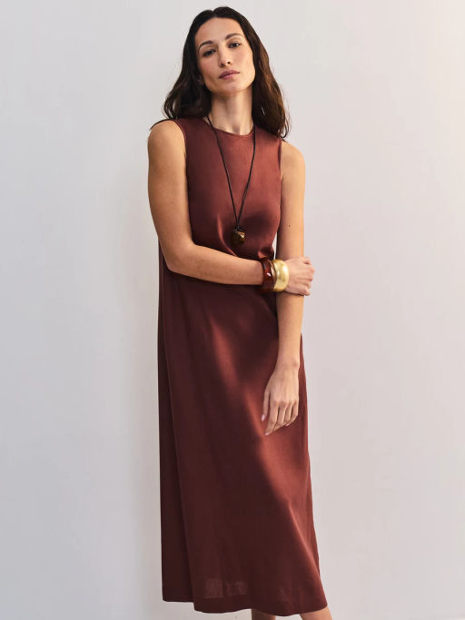 Льняное платье макси ZR2605012902-21 / Zarina фото 3