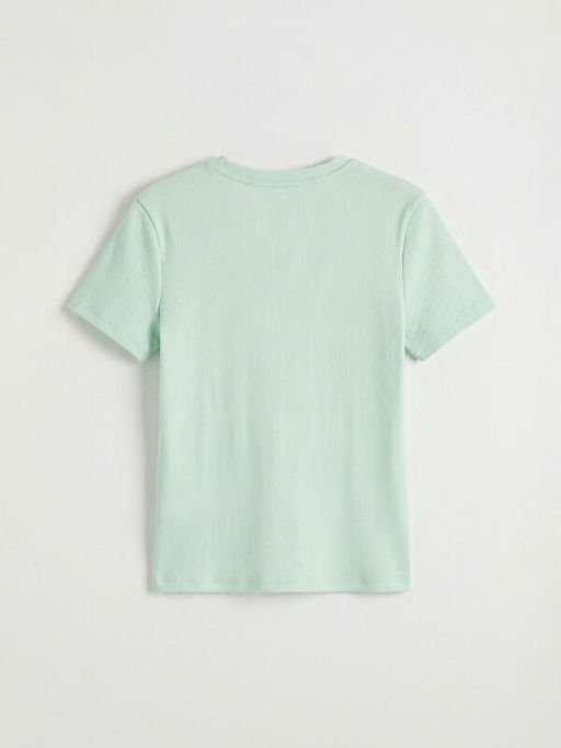 Bisiklet Yaka Nak??l? K?z ?ocuk Ti??rt