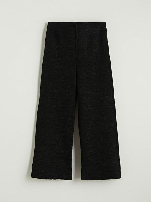 Beli Lastikli K?z ?ocuk Triko Pantolon