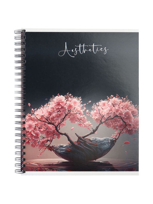 Тетрадь 96 листов в клетку, на гребне, Эстетика, МИКС