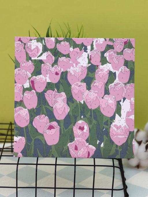 Картина по номерам на подрамнике Draw Me! Beautiful flowers, (20*20 см)