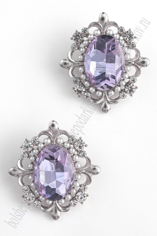 Серединка ювелирная (2 шт) SF-5956, фиолетовый №02