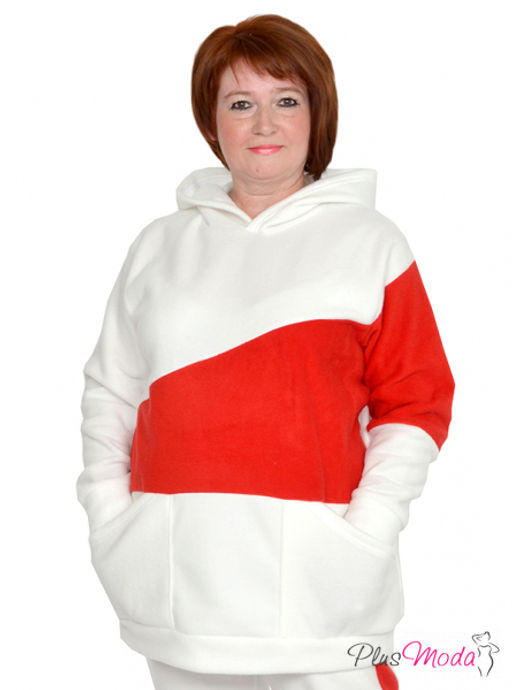 Толстовка Модель №952 размеры 44-84 - Plusmoda фото 7
