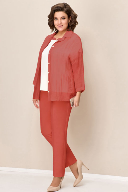 Костюм VOLNA 1345 коралловый  фото 3