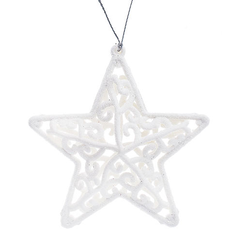 Набор новогодних украшений "Звезды" (8см х 3шт)