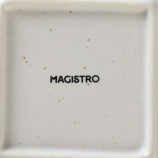 Блюдо для подачи Magistro Slate, 21×1.6 см, фарфор, белое