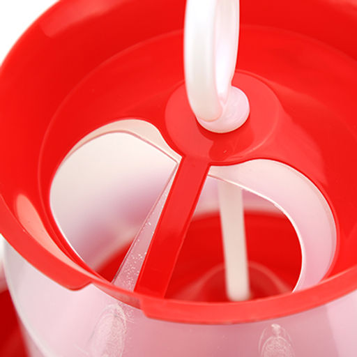 Кормушка для домашней птицы пластмассовая на 5кг, д27см, h25см, средняя (Россия) - Pet toys фото 3