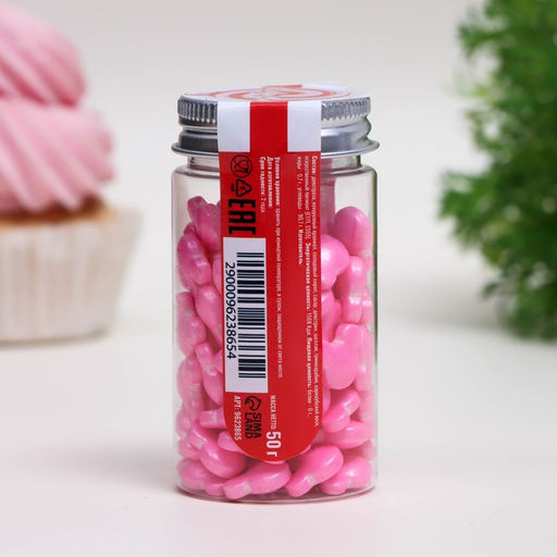 Посыпка кондитерская Маленький Микки, розовая, 50 г - Simaland фото 2