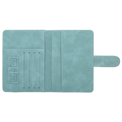 Обложка для паспорта и документов с защитой от считывания, 9 карманов,BRAUBERG