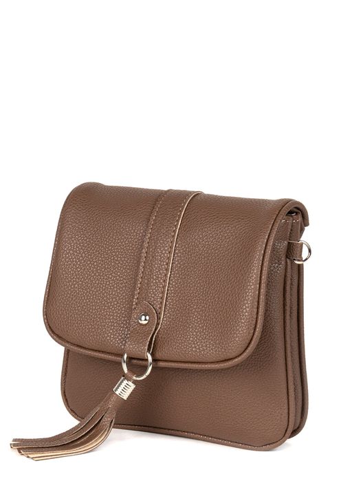 Сумка Модель №1438 | кожзам | гладкий | коричневый | Р900-9 | 30374 - L-craft фото 2