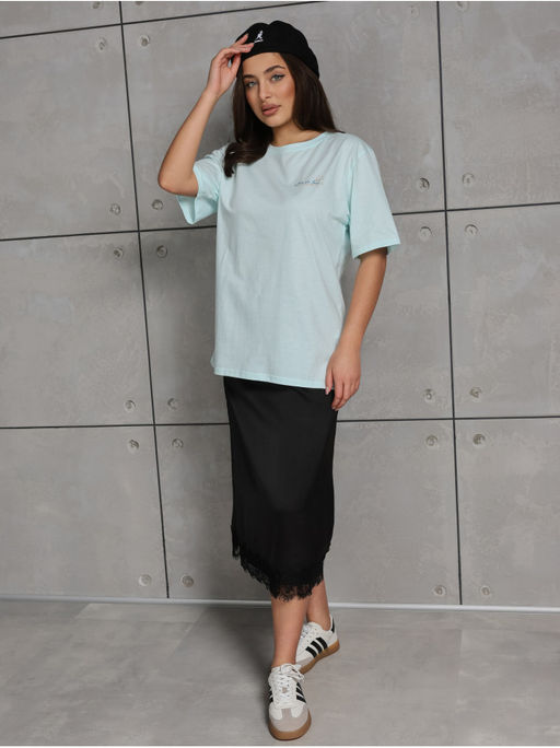 Футболка "Грета" Голубой Женская