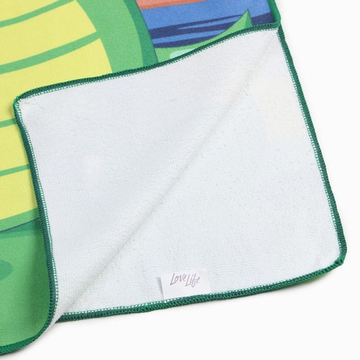 Полотенце-пончо детский LoveLife «Дино» 60×120 см, микрофибра, 225 г/м²