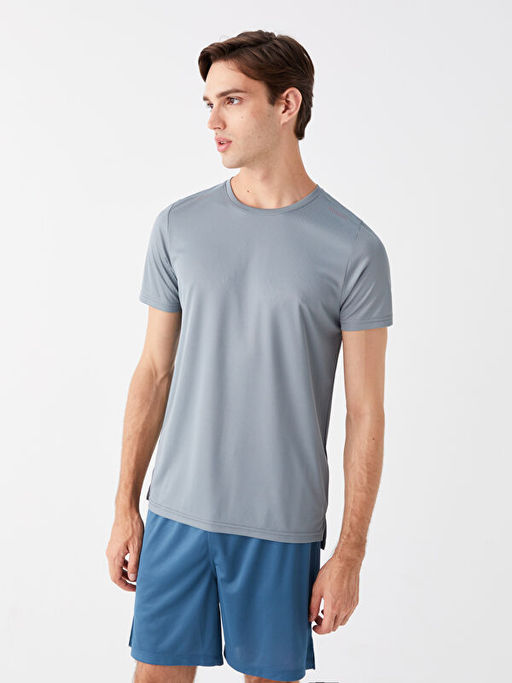 DRY-TECH Bisiklet Yaka K?sa Kollu Erkek Spor Ti??rt - Waikiki фото 2