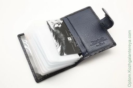 Кожаная мужская визитница Dierhoff Д 7200-010 - Sergio valentini фото 5