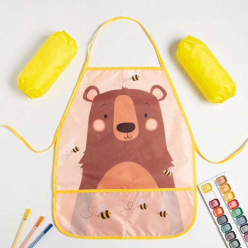 Фартук детский с нарукавниками Этель Мишка, 49 х 39 см  фото 7