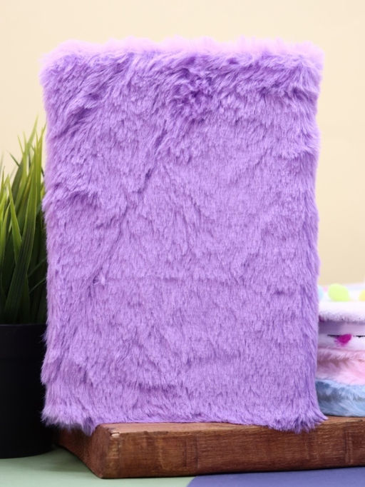 Блокнот плюшевый "Mermaid", purple, 21,5х15 см, плотность 80 гр.