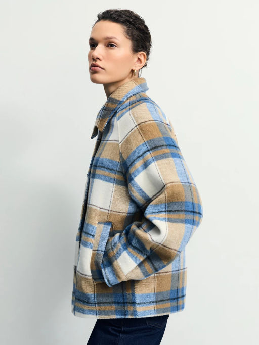 Куртка-рубашка в клетку оверсайз / Zarina