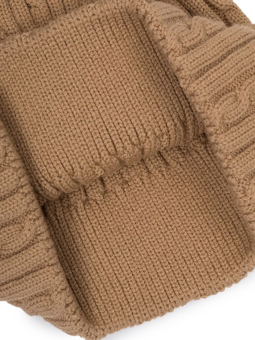 Шапка жен. виск+нейл+каш LB-A53069 beige - Labbra фото 4