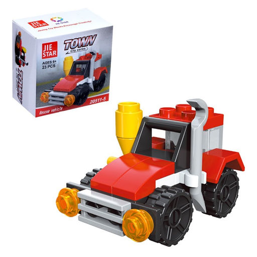 Цена за 2 шт. Конструктор «Пожарная машина», 23 детали