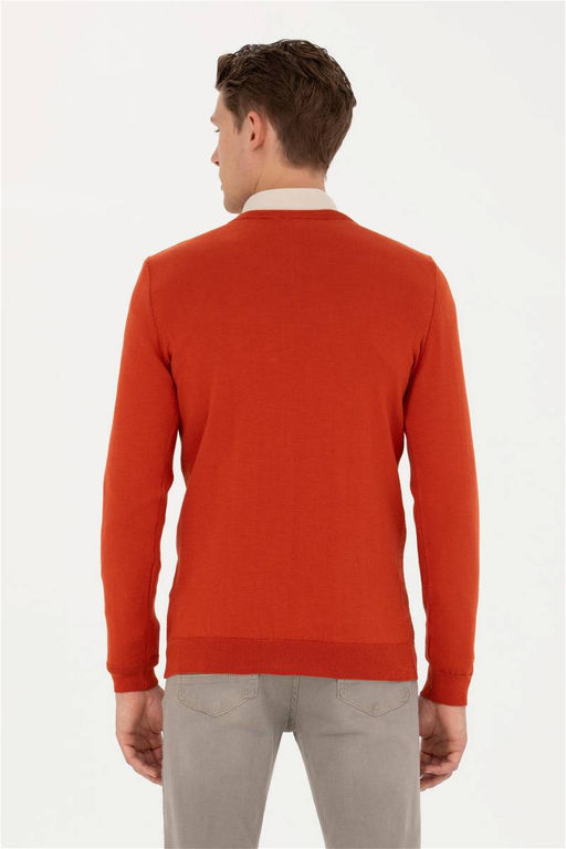 Мужской базовый свитер с плиткой - U.s. polo assn фото 5