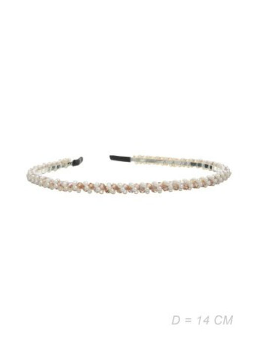 Ободок для волос жемчуг / GTS-26 /уп.12/ - Галеонтрейд фото 2