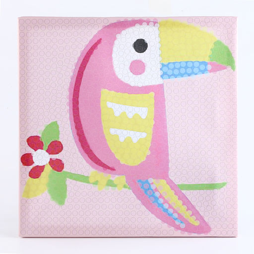 Аппликация помпошками Тукан размер 30 30 см, клей 30 мл - Simaland фото 2