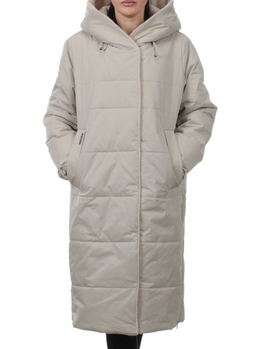 M-9115 LT. BEIGE Пальто зимнее женское (верблюжья шерсть)