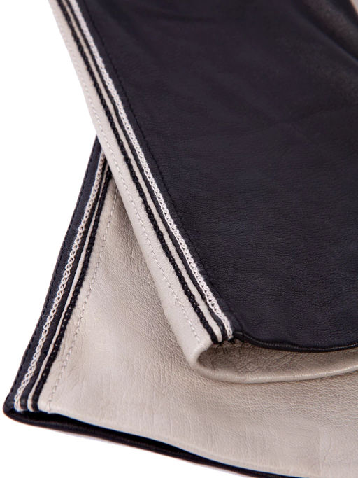 Перчатки женские ш/п F-IS0065 latte/black - Eleganzza фото 4