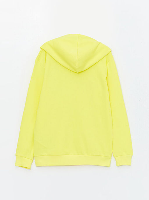 Kap??onlu Bask?l? Uzun Kollu Erkek ?ocuk Sweatshirt - Waikiki фото 2