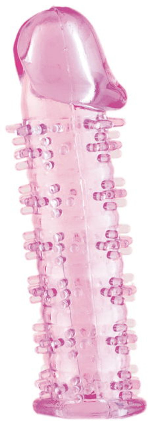 Насадка на пенис A-Toys by TOYFA Nux, TPE, розовый, 12,5 см