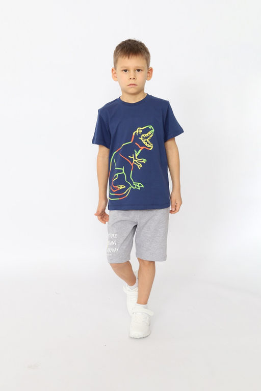 CRB wear/ HSKB 63834-41 Футболка для мальчика,темно-синий/Ex.Cherubino  фото 2