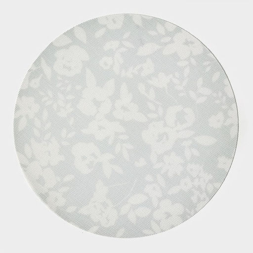 Набор салфеток сервировочных Доляна Акварель. Круг, 4 шт, d=38 см, цвет голубой  фото 10