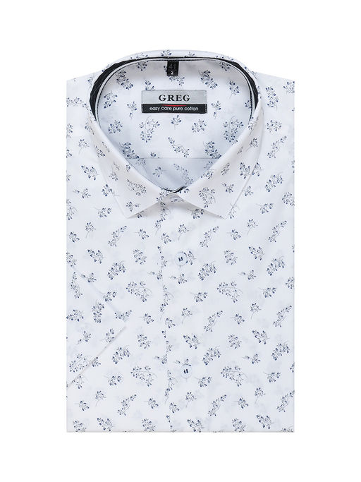 Сорочка мужская короткий рукав GREG 133/201/2233/Z/1p  фото 2