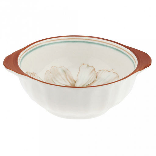 Блуминг флауэрс (Blooming flowers) Салатник фарфоровый 200мл, 12,5х10,2х4,2см, с ручками, с деколью, отводка (Китай) - Домашняя мода фото 5