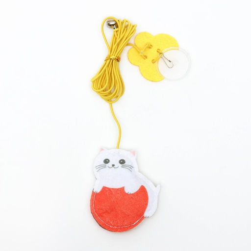 Дразнилка для кошек на креплении с бубенчиком Кошка с кошачьей мятой - Пижон фото 2