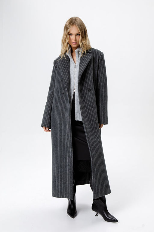 Пальто Pirs 6327 серый