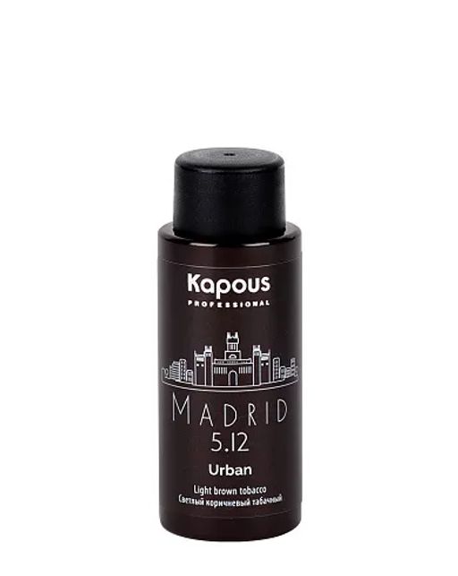 LC 5.12 Мадрид, Полуперманентный жидкий краситель для волос Urban, 60 мл - Kapous professional фото 2