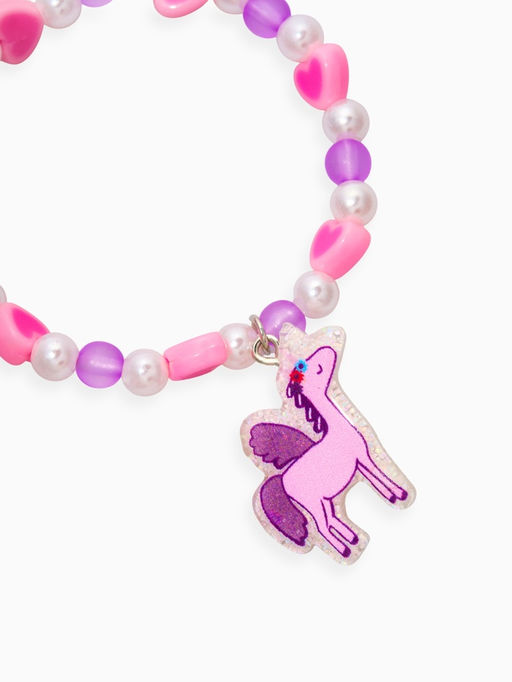 Набор детских браслетов «Выбражулька. Пегас», 3 шт. d=7.5 см, силиконовый, разноцветный