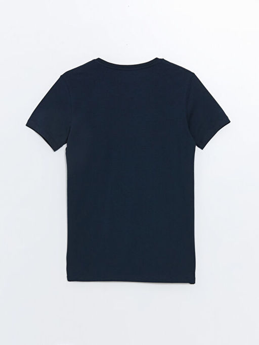 Bisiklet Yaka K?sa Kollu Erkek Ti??rt - Waikiki фото 2