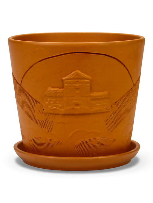 Горшок цветочный с поддоном 4,75 л, d22/h20 см терр-т керамика, "Голландия" (М)