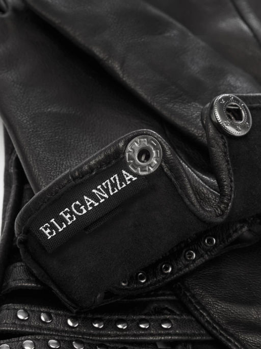 Перчатки женские б/п IS02006 black - Eleganzza фото 7