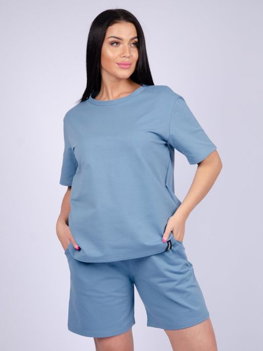 Костюм Лайф сирень, футер с лайкрой - Малина фото 23