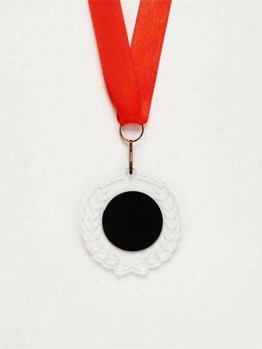 Медаль призовая пластик "1 место" на ленте