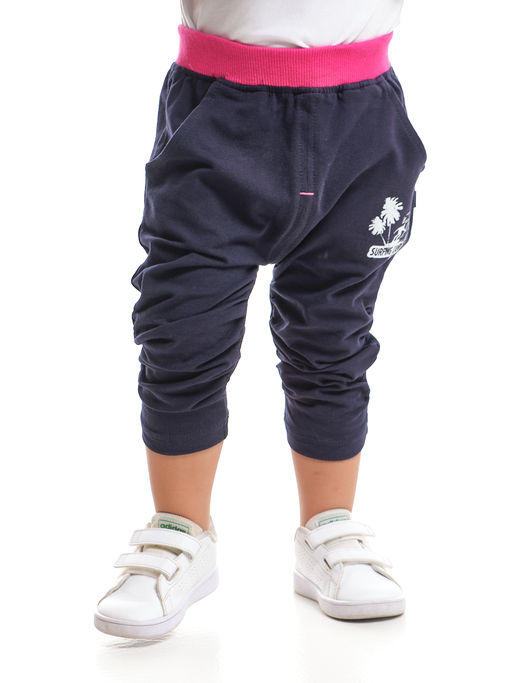 Бриджи с принтом UD 1789 синий - Mini maxi фото 3