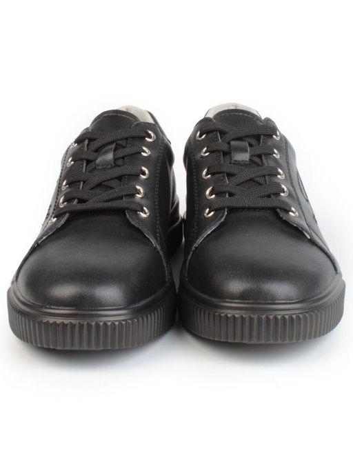 05-PDD165-3 BLACK Кроссовки женские (натуральная кожа) - Фабричный китай фото 8