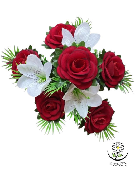 Искусственные цветы, букет 9 голов, высотой  45-50см