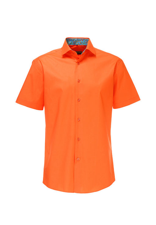 Сорочка мужская короткий рукав GREG Gb610/107/Z/1 STRETCH  фото 4