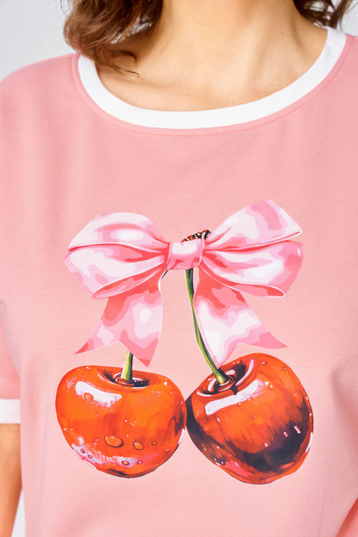 Джемпер Rumoda 2285 розовый  фото 4