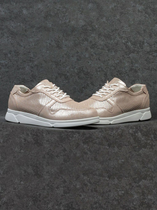05-FEE01-2P BEIGE Кроссовки (нубук) - Фабричный китай фото 14