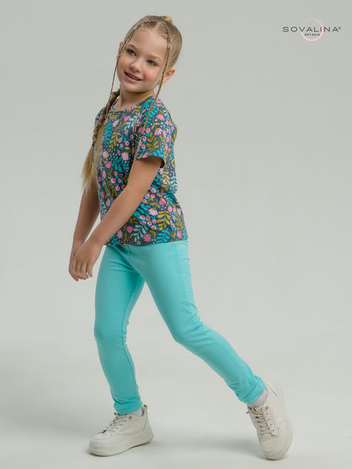 Костюм Мун розовые колокольчики-мятный - Sovalina фото 16